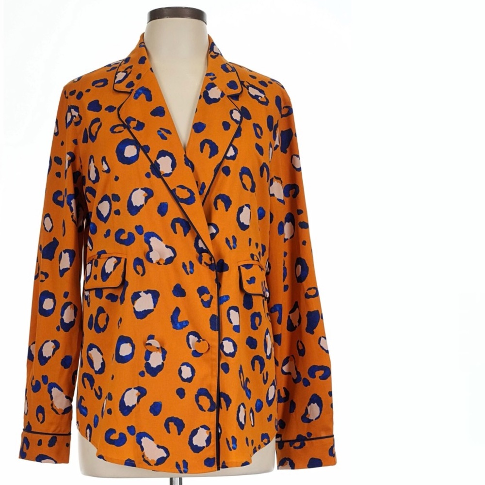 3.1 PHILLIP LIM x Target LEOPARD Print OVERSIZED Slouchy BLAZER JACKET Size XS